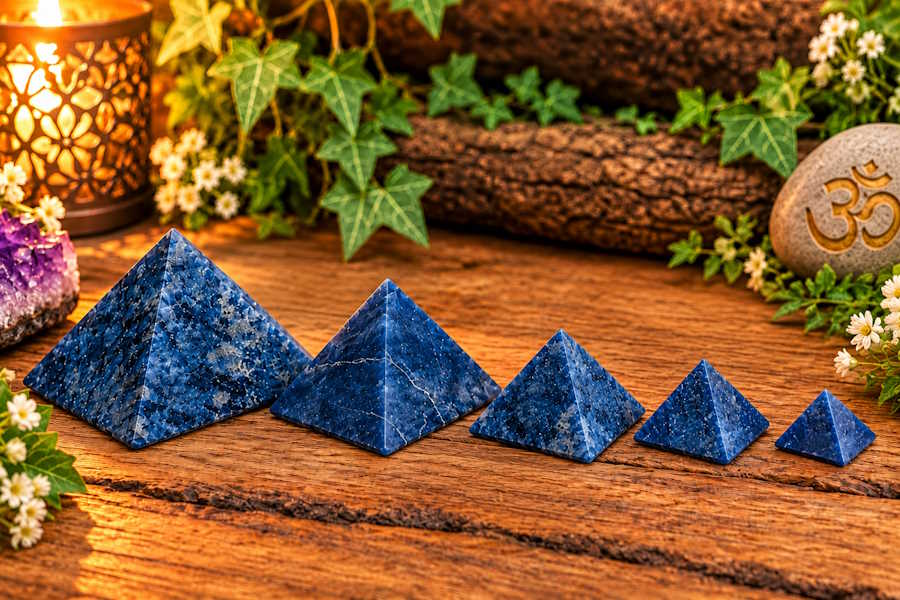 Pirámide Cuarzo Azul 2.5 cm